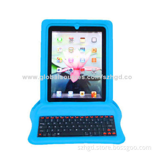 Case Cover for iPad with Bluetooth Keyboard/Unique design for 9.7' Tablet PC, Nontoxic/Eco-friendly